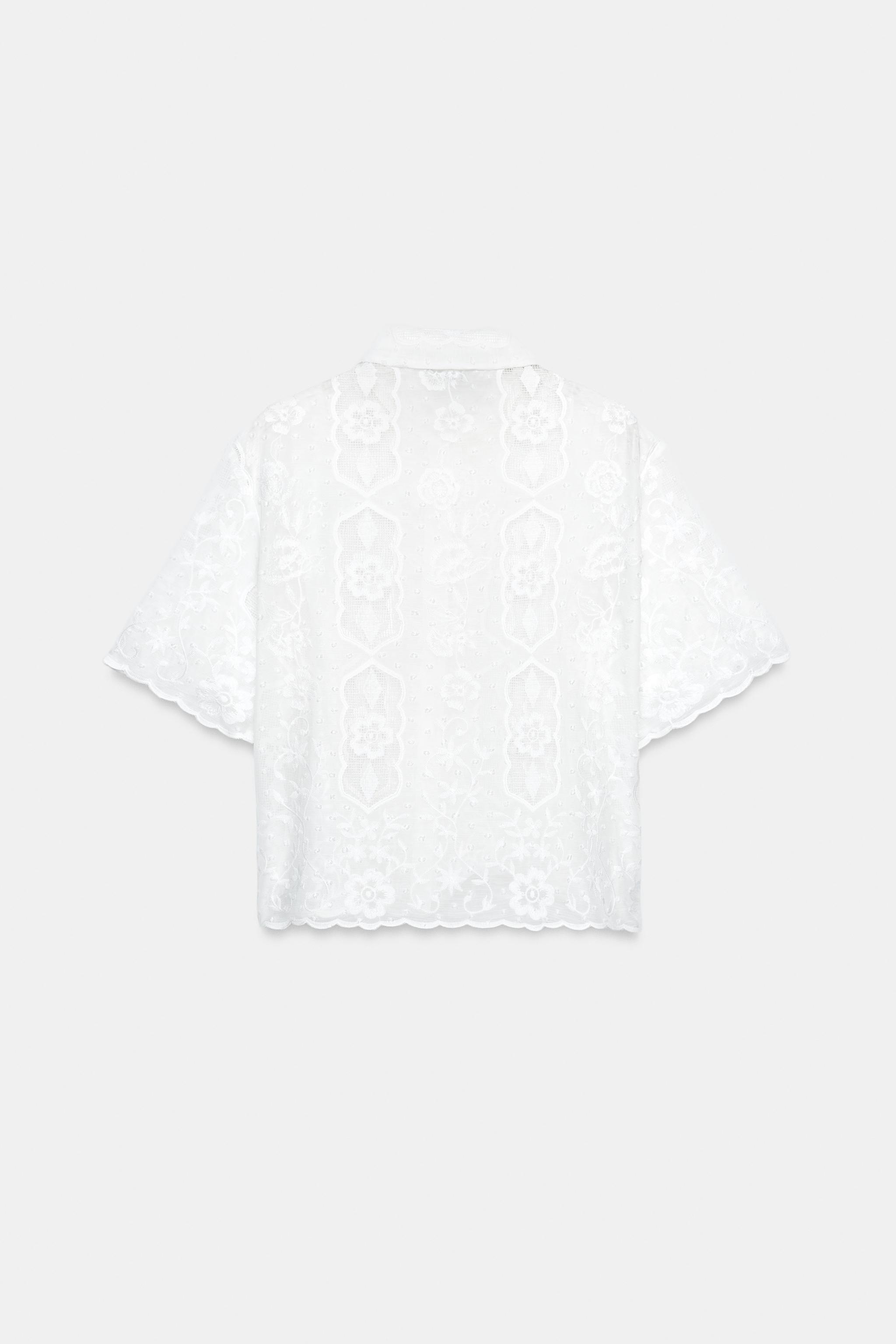 EMBROIDERED SHORT SLEEVE SHIRT